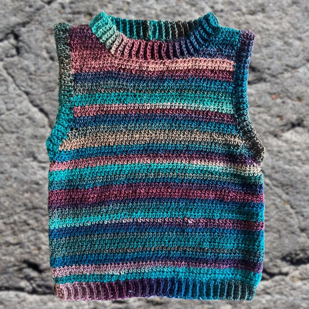 crochet sweater vest