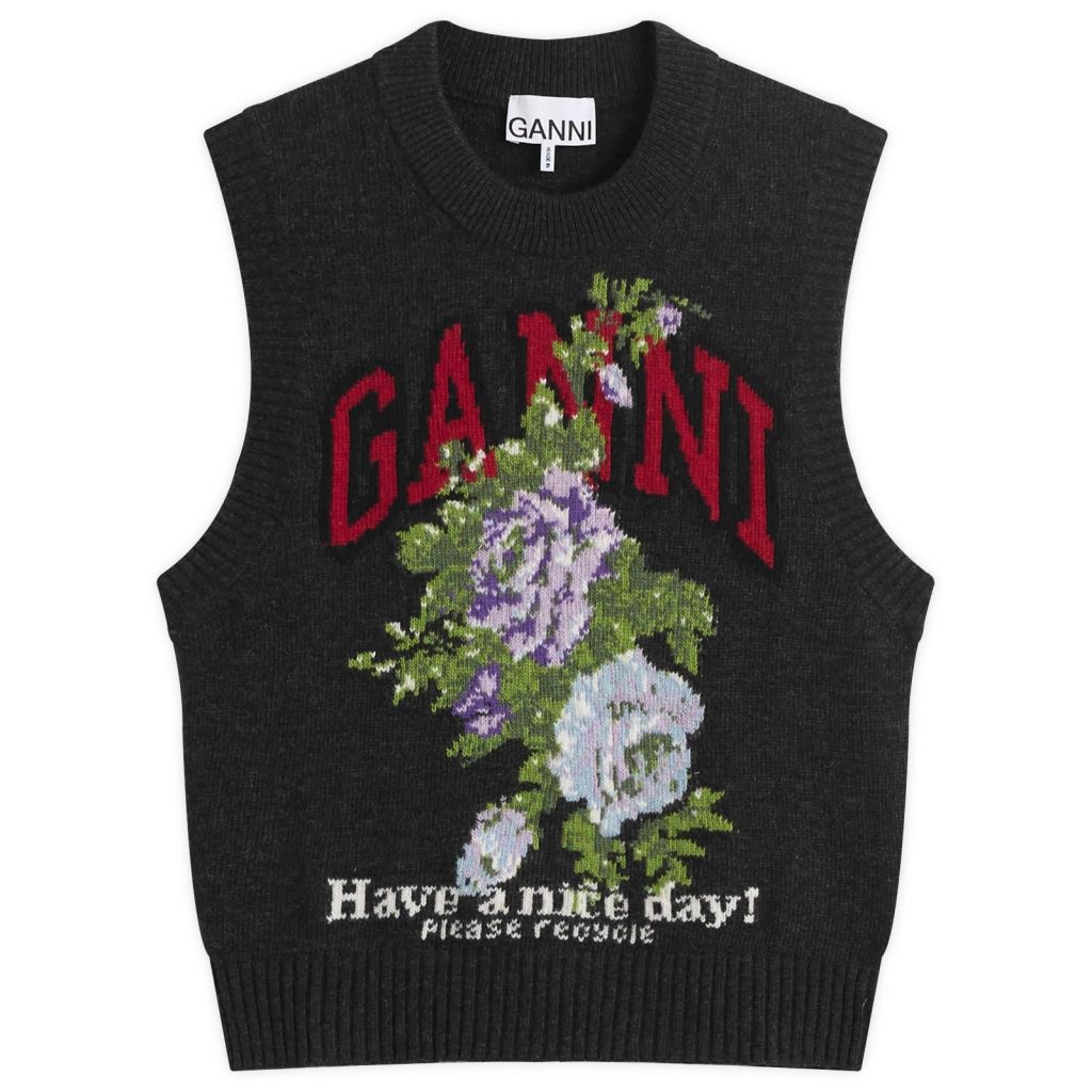 ganni sweater vest