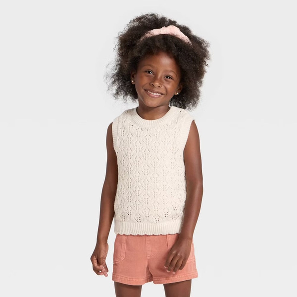 girls sweater vest
