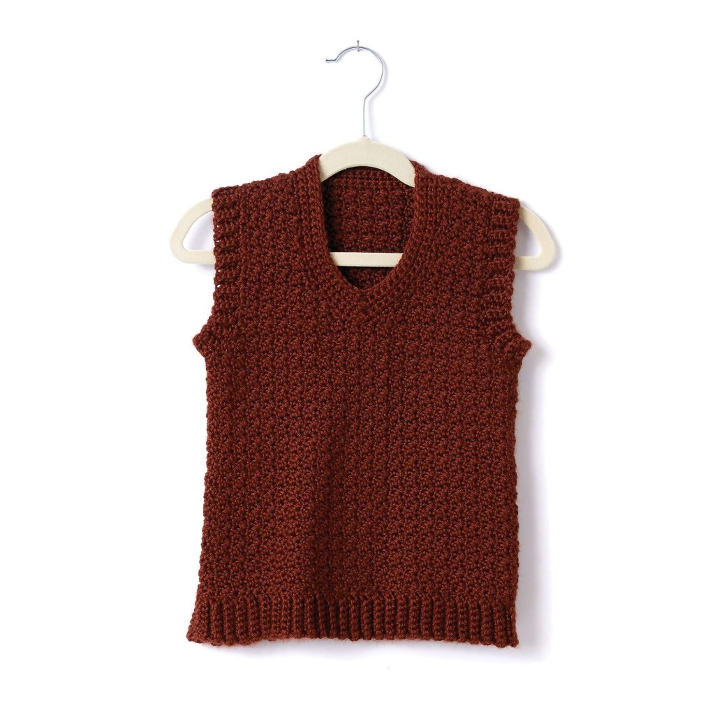 crochet sweater vest