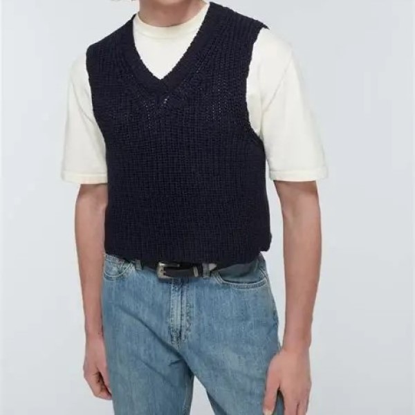 cotton sweater vest