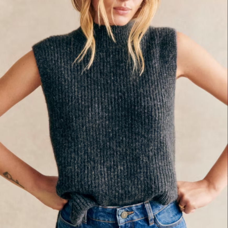 sezane sweater vest