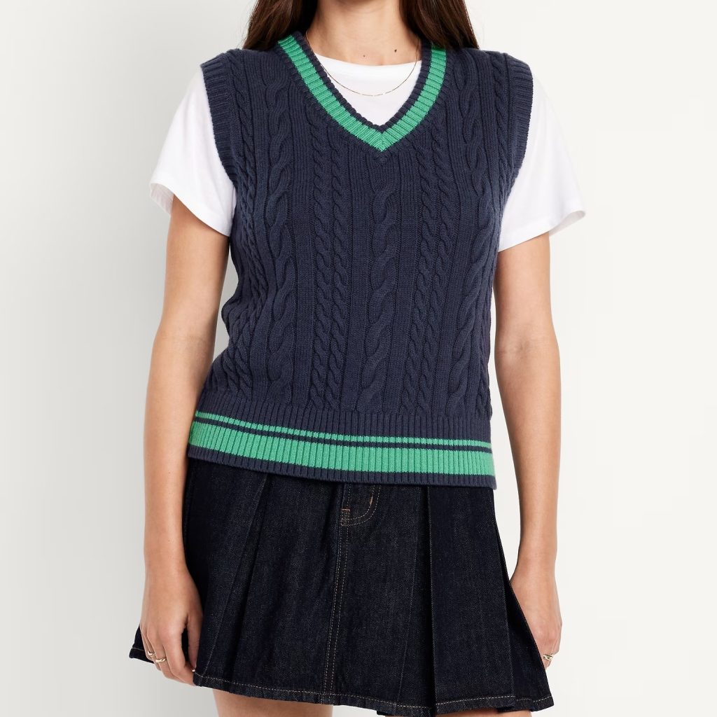 old navy sweater vest