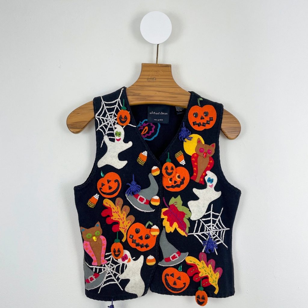 halloween sweater vest