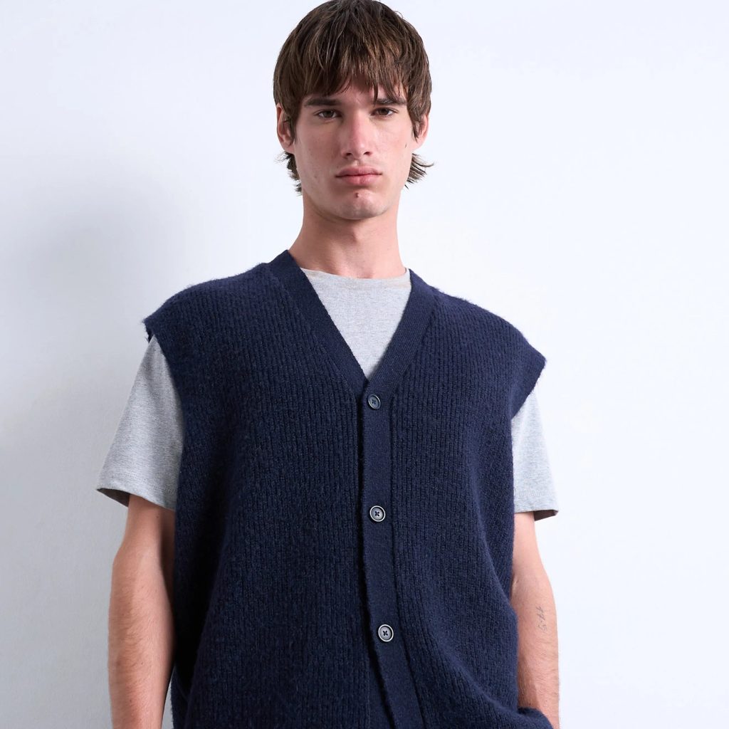 mens wool sweater vest