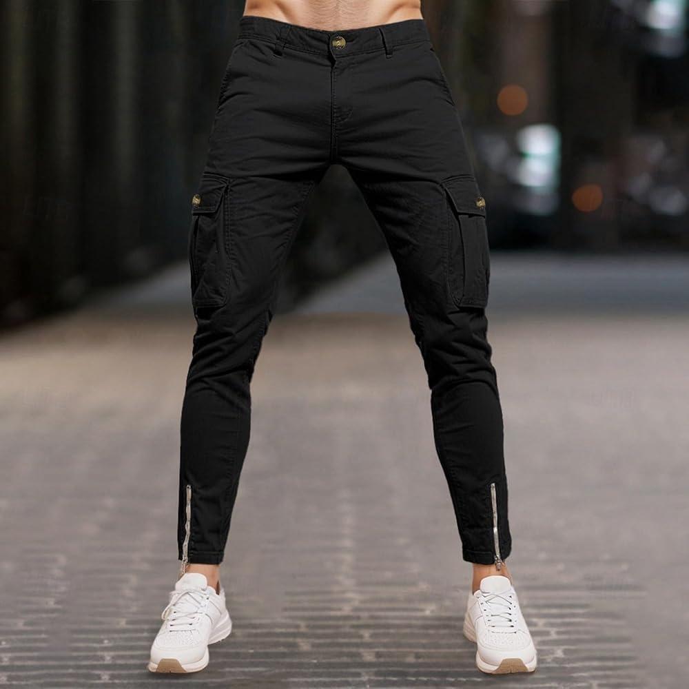 slim cargo pants