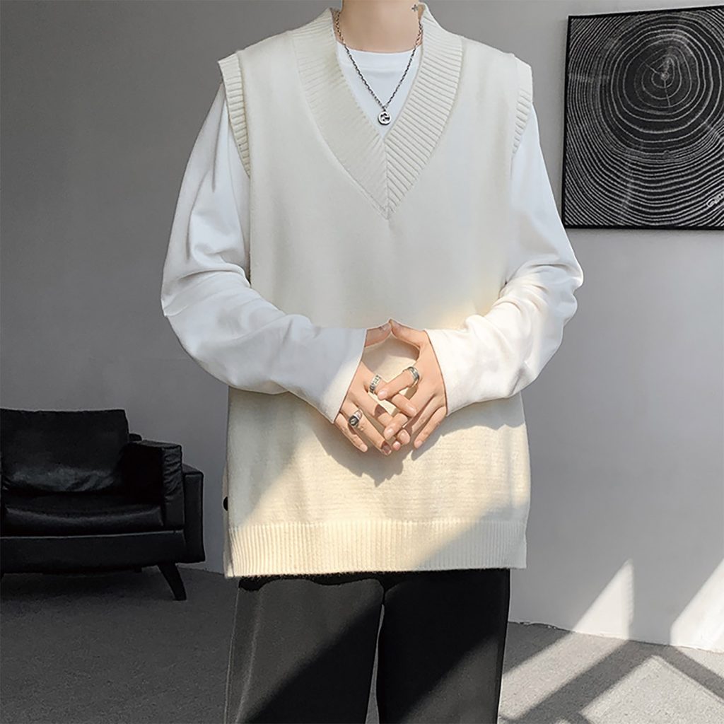 sweater vest outfit men