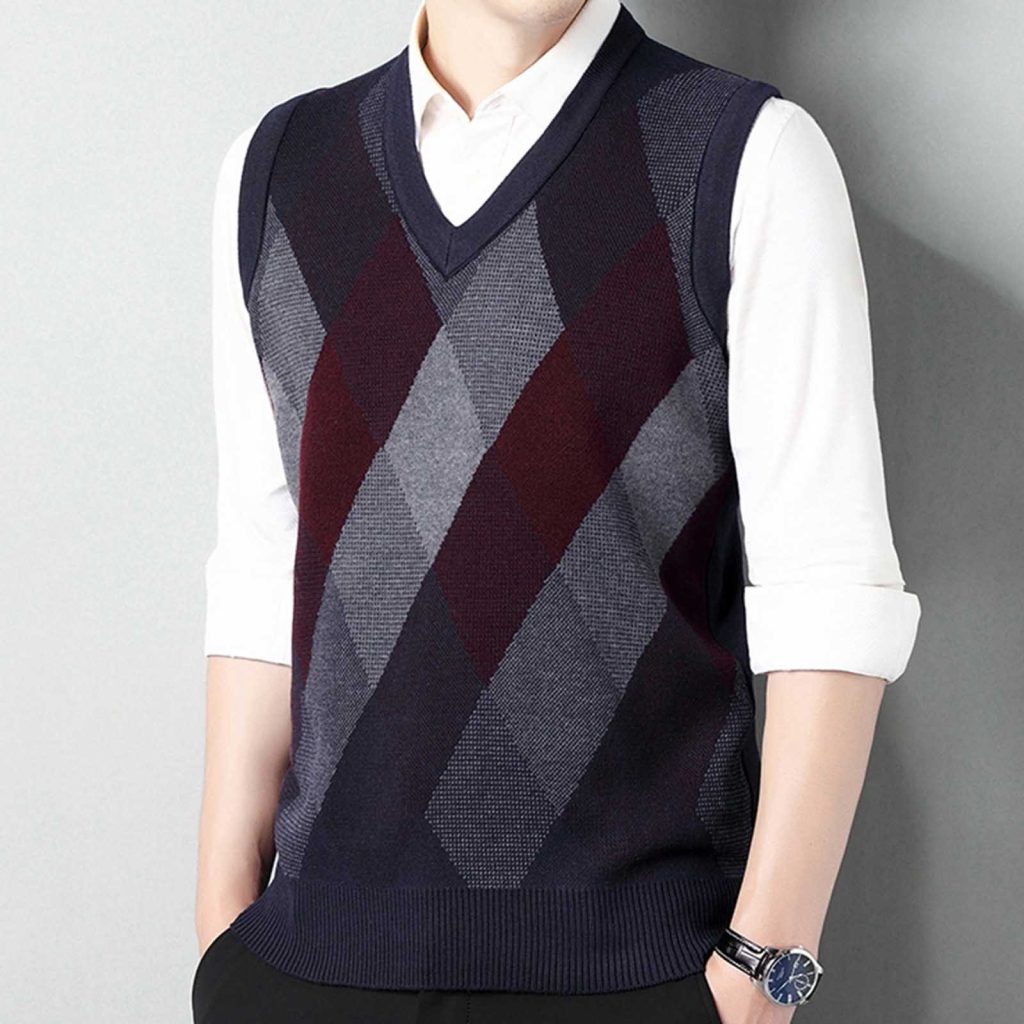 sweater vest outfit men
