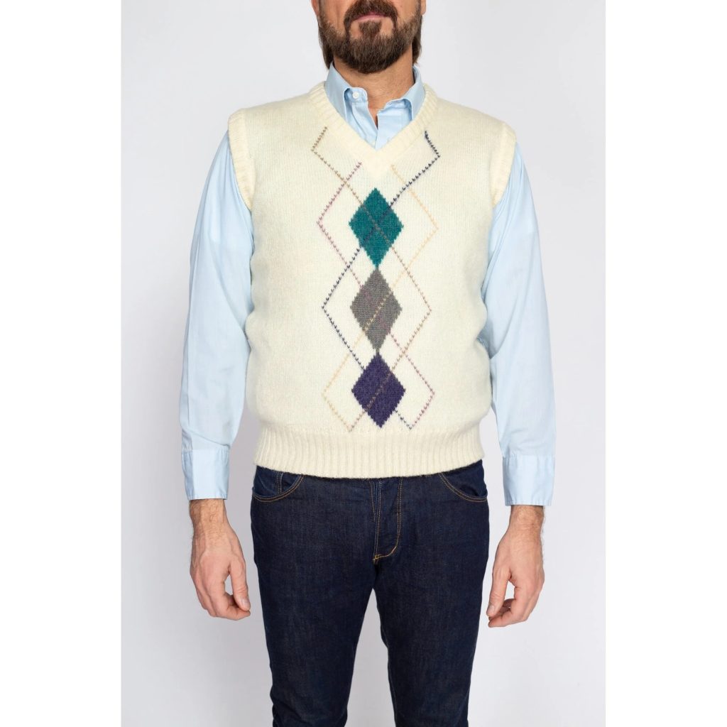 sweater vest mens vintage