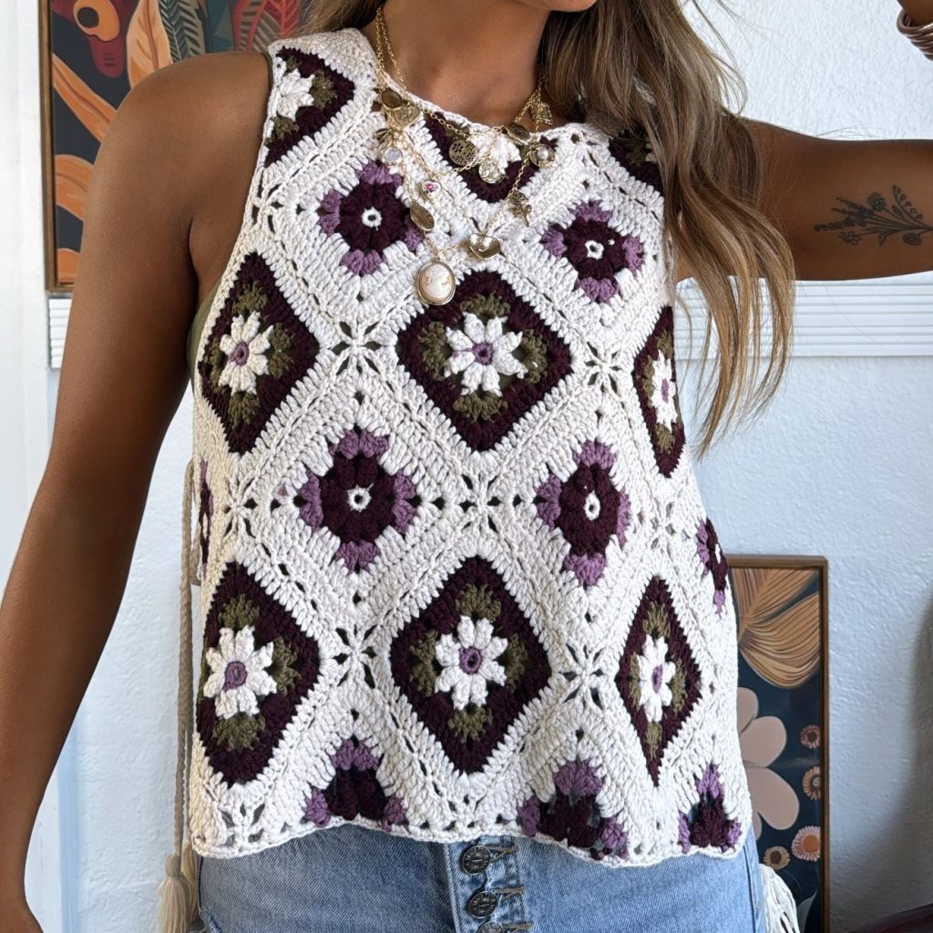crochet sweater vest pattern