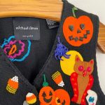 halloween sweater vest
