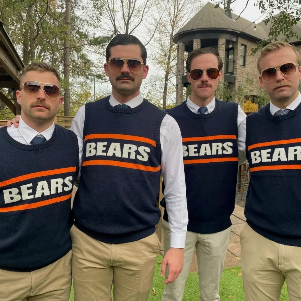 mike ditka sweater vest