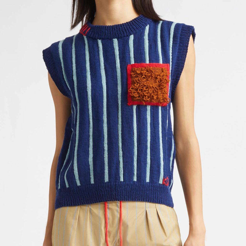 designer sweater vest