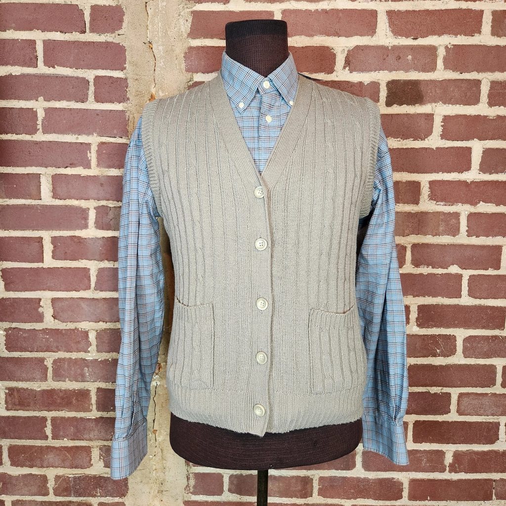 mens sweater vest outfit