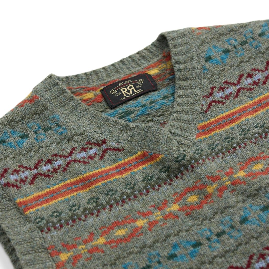 mens fair isle sweater vest