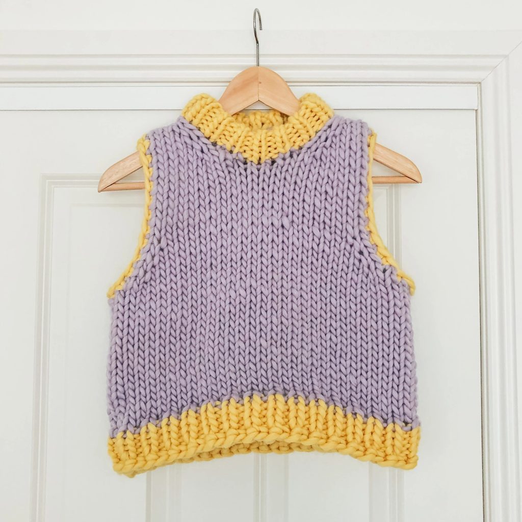 sweater vest knitting pattern
