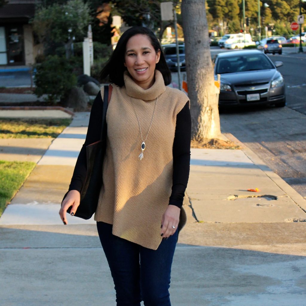 what to wear under a sweater vest