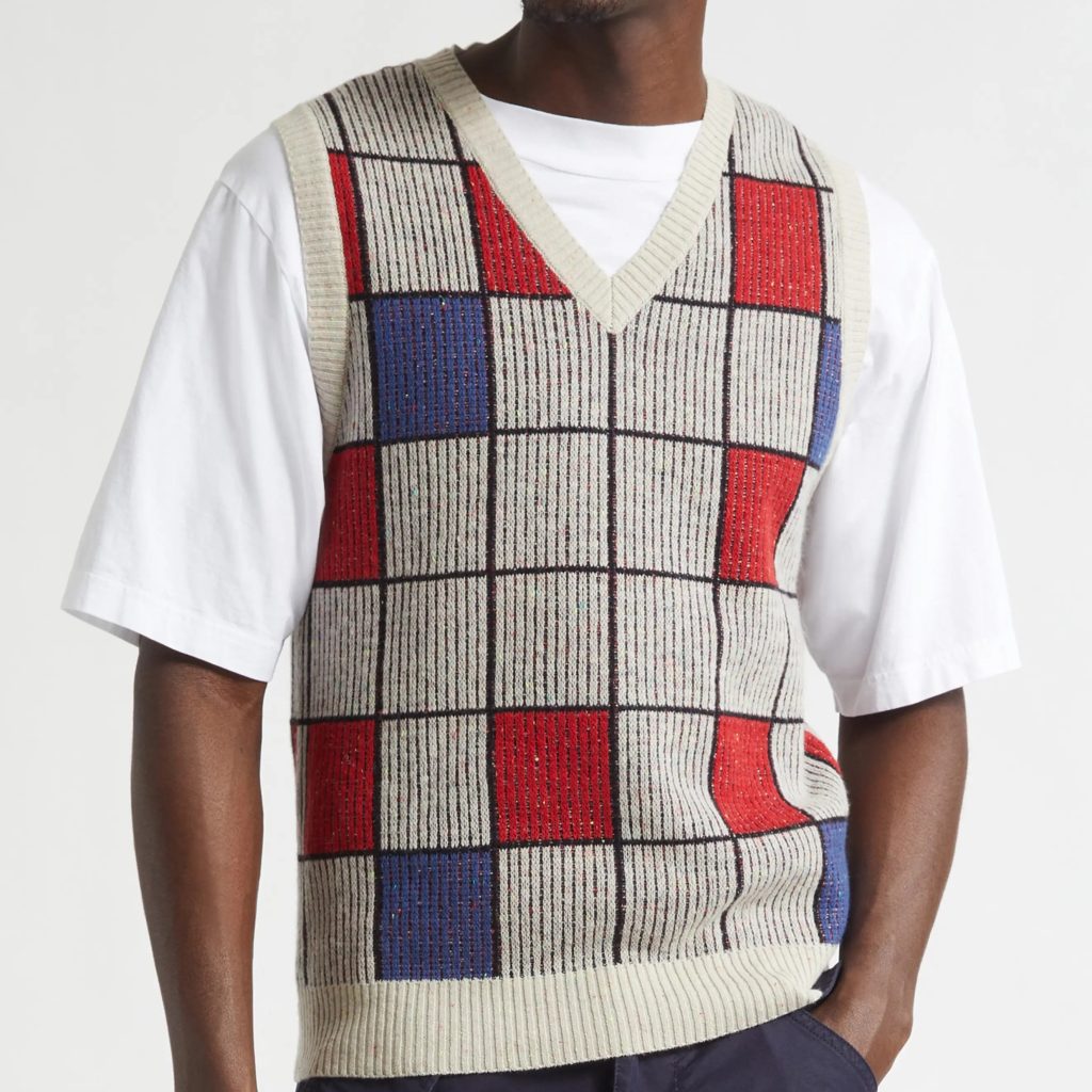 mens sweater vest outfit