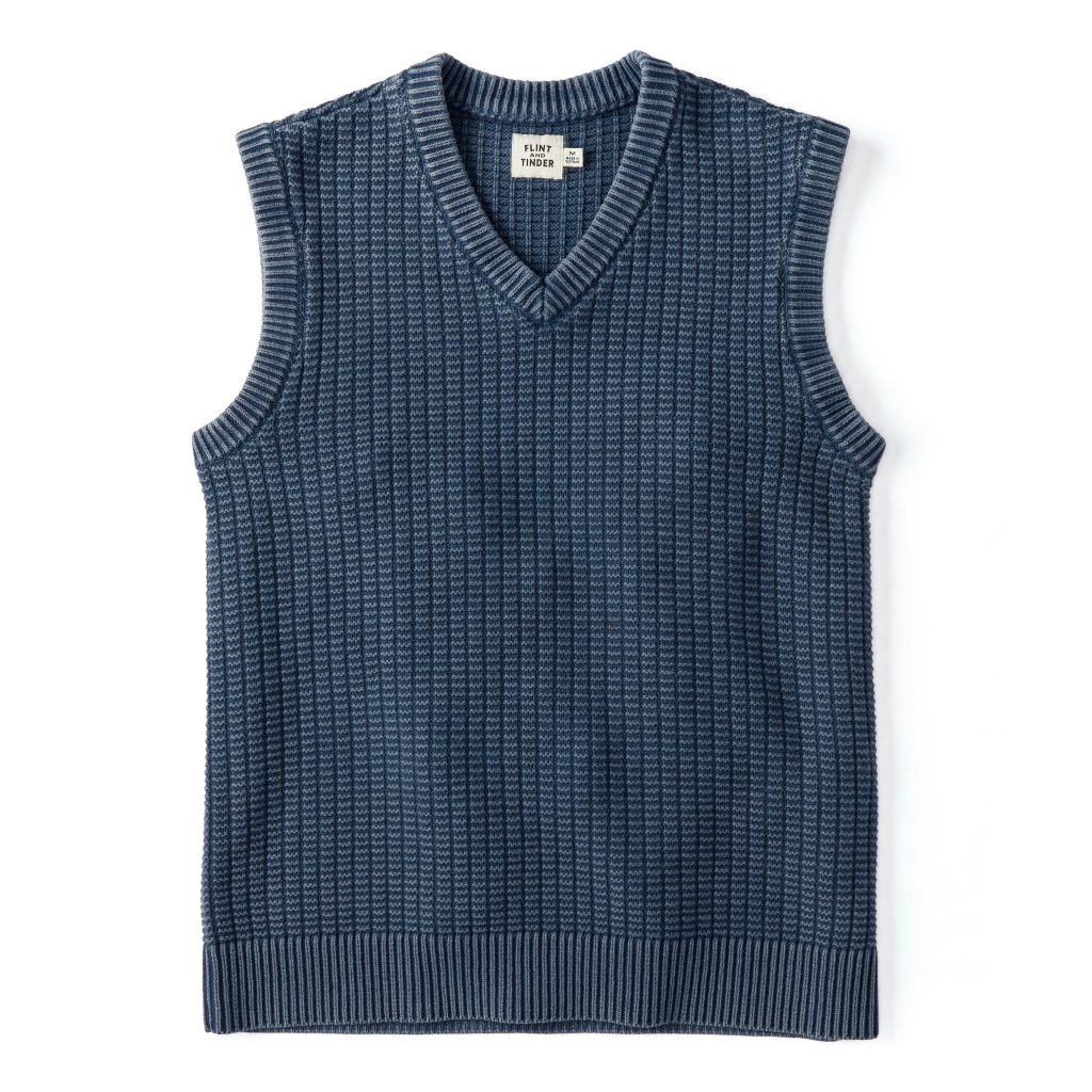 navy blue sweater vest
