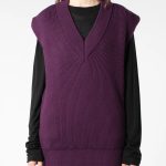 purple sweater vest
