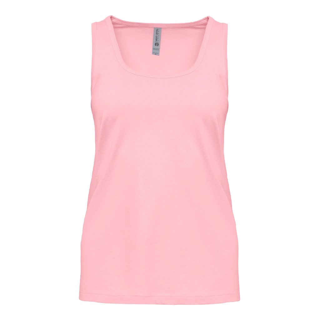 pink tank top