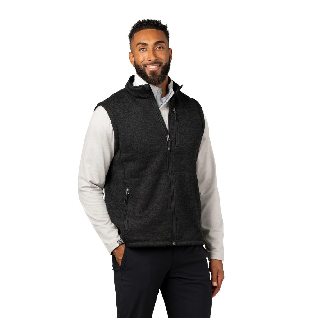 mens black sweater vest