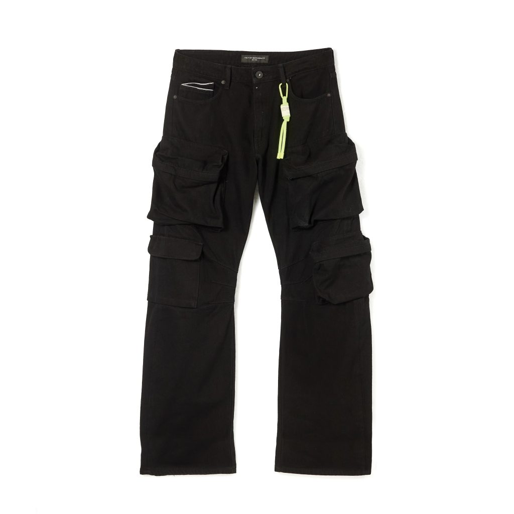 baggy black cargo pants