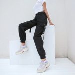 women's black cargo pants
