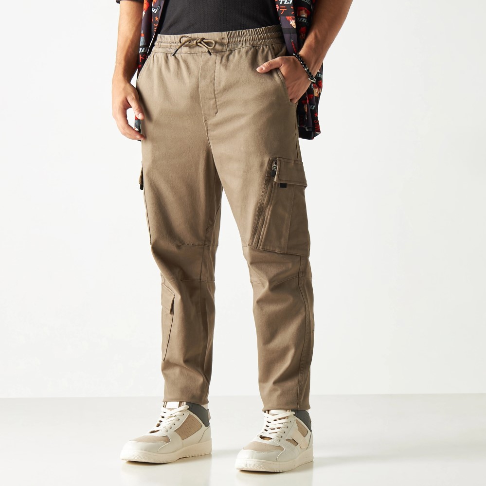drawstring cargo pants
