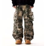 baggy camo cargo pants
