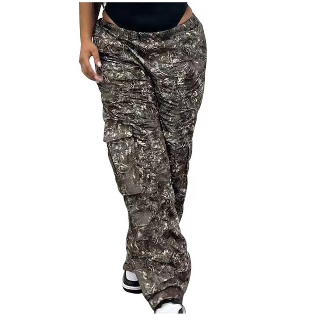 baggy camo cargo pants