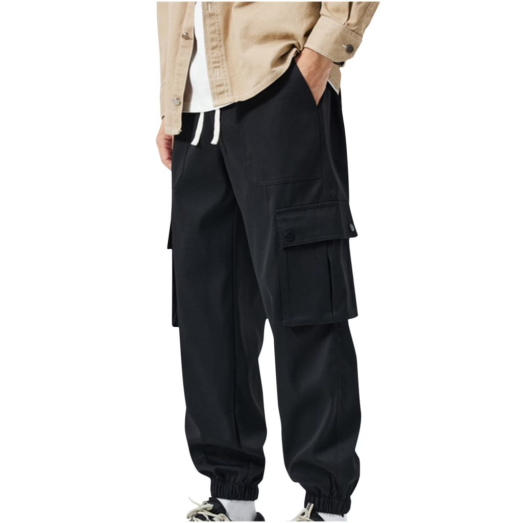 loose cargo pants